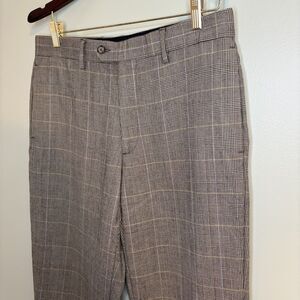 Vintage BANANA REPUBLIC Wool Plaid Pants Men 32/32 Grandpa Preppy Gorpcore